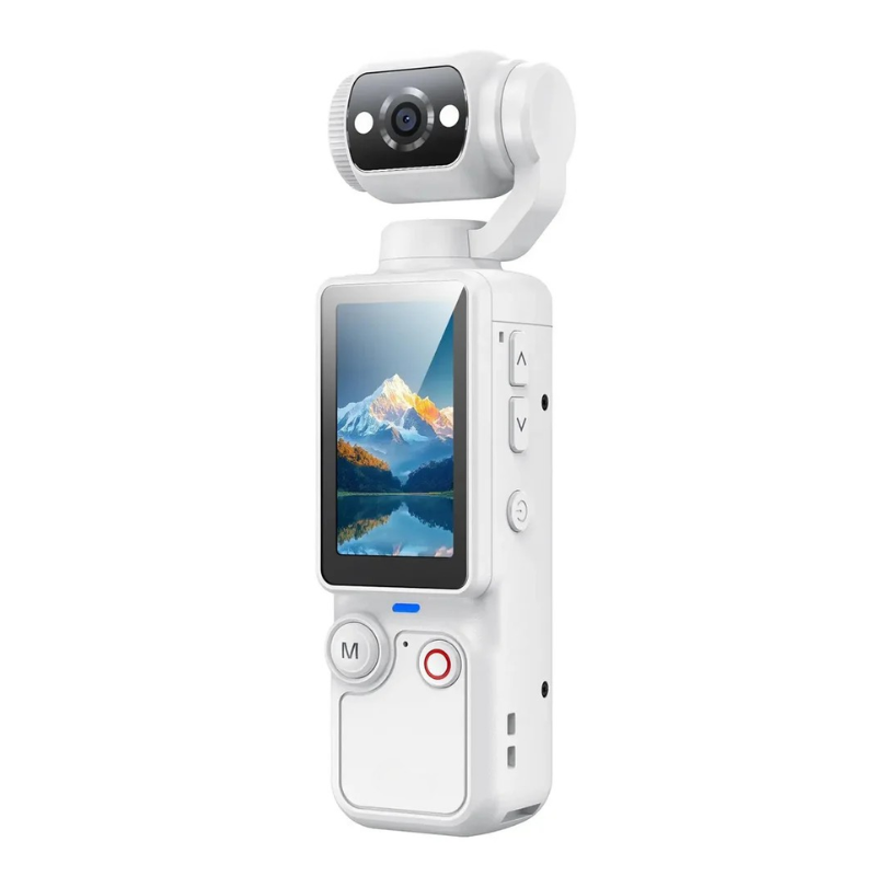 AI Pocket Camera with 180° Rotating Lens